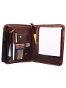  Buffalo Leather File folder Business Padfolio iPad Holder Document Organizer-GBLF2BROWN